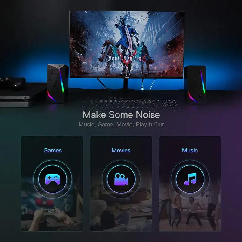 Redragon GS510 Waltz Stereo Gaming Speaker