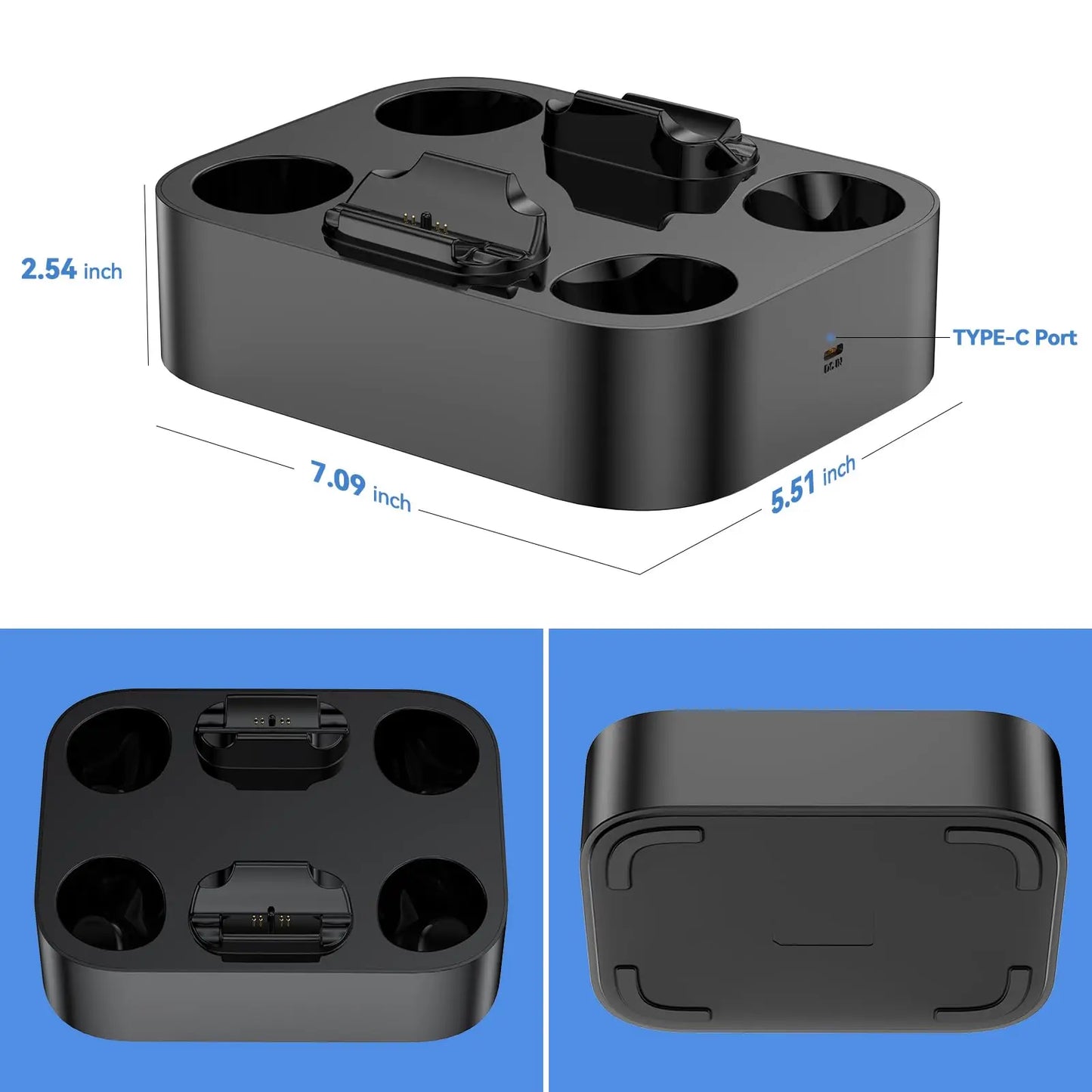 NEWDERY PS5 Dual Controller Charger Station for Playstation 5
