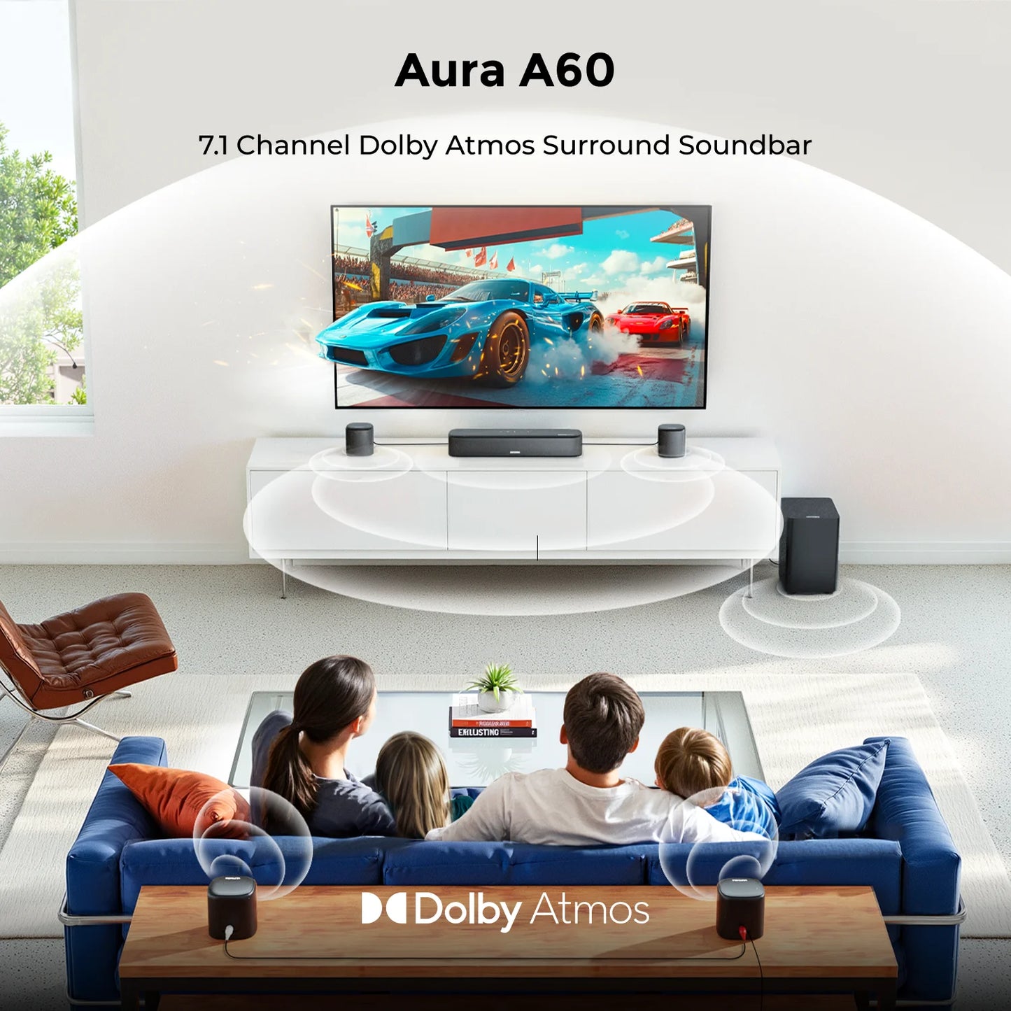 ULTIMEA 350W 7.1 Home Theater Surround System