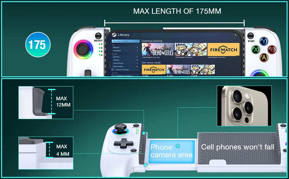 BEBONCOOL MC100 Gamepad Telescopic For Phone