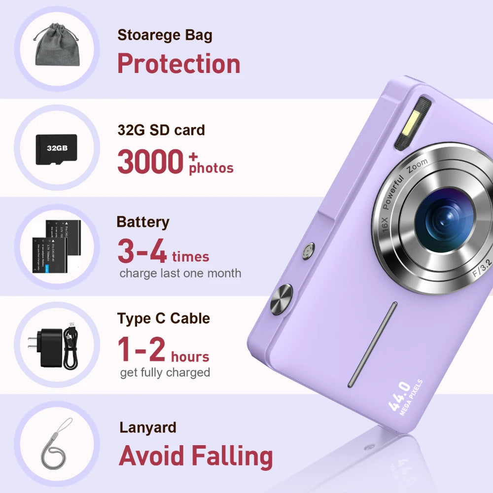 ZOSTUIC FHD 1080P Digital Camera