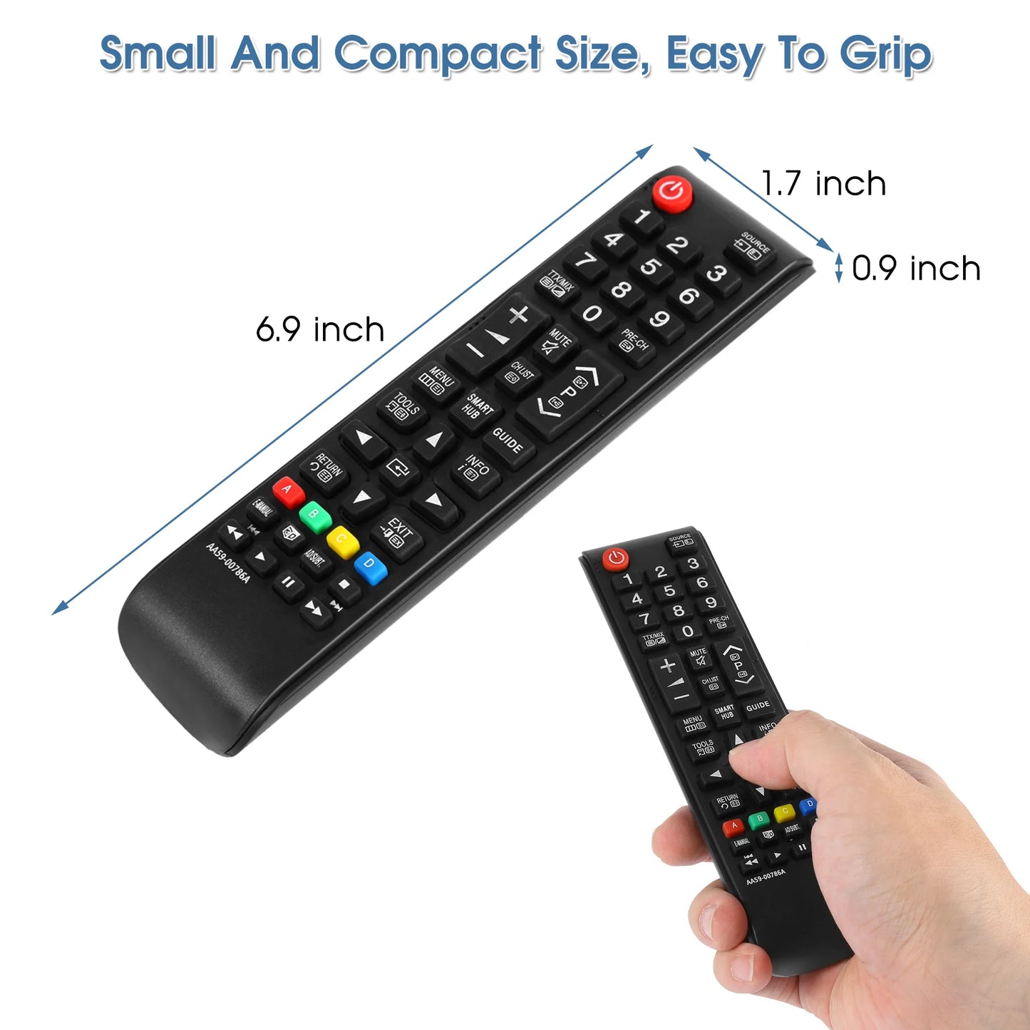 Remote Control Replacement for Samsung HDTV LED Smart TV