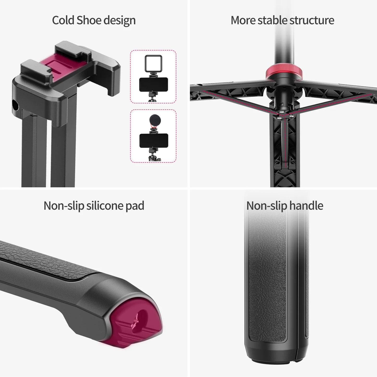 Ulanzi MT-44 1.46M Extend Selfie Stick Tripod