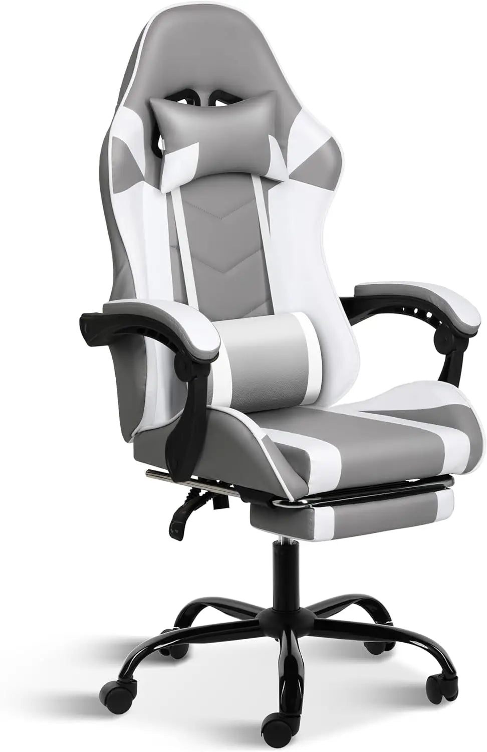 Gaming Chair with Adjustable Swivel Recliner