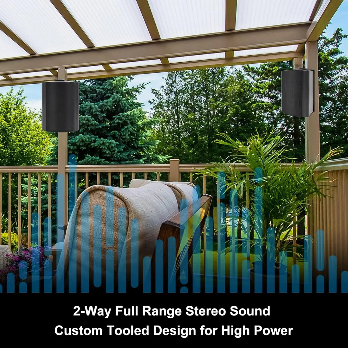 Herdio Passive All Weather Outdoor Speakers
