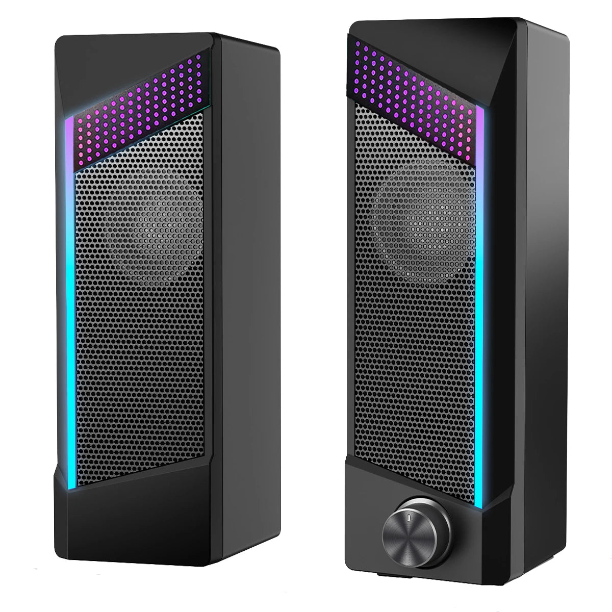 Wired RGB Lights Gaming Speakers