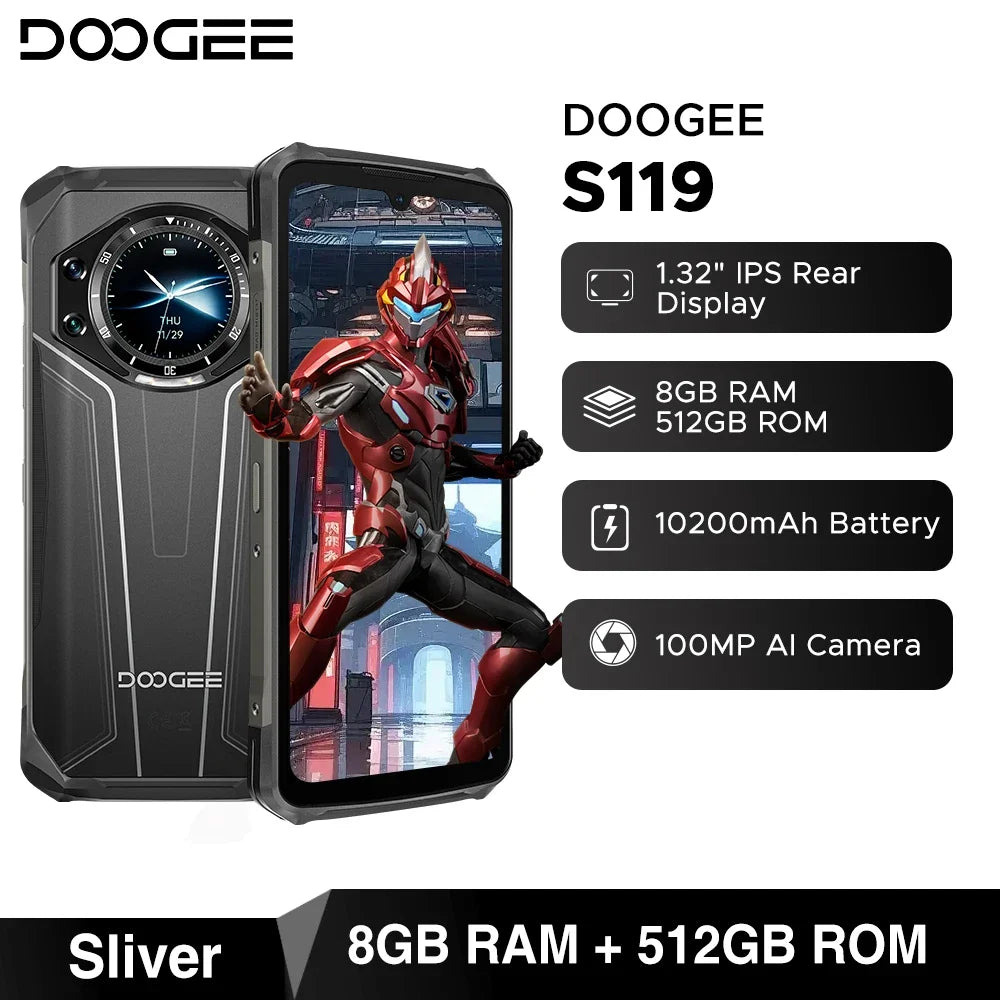 Global Version DOOGEE S119 Rugged Phone