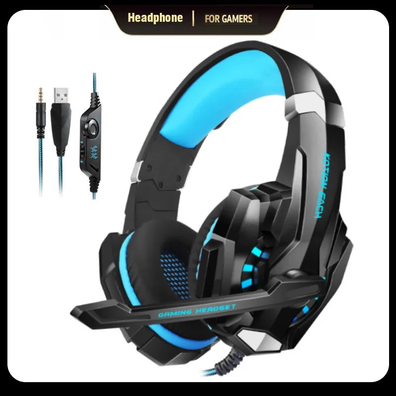 Adjustable Wired Headset Gaming Headphone