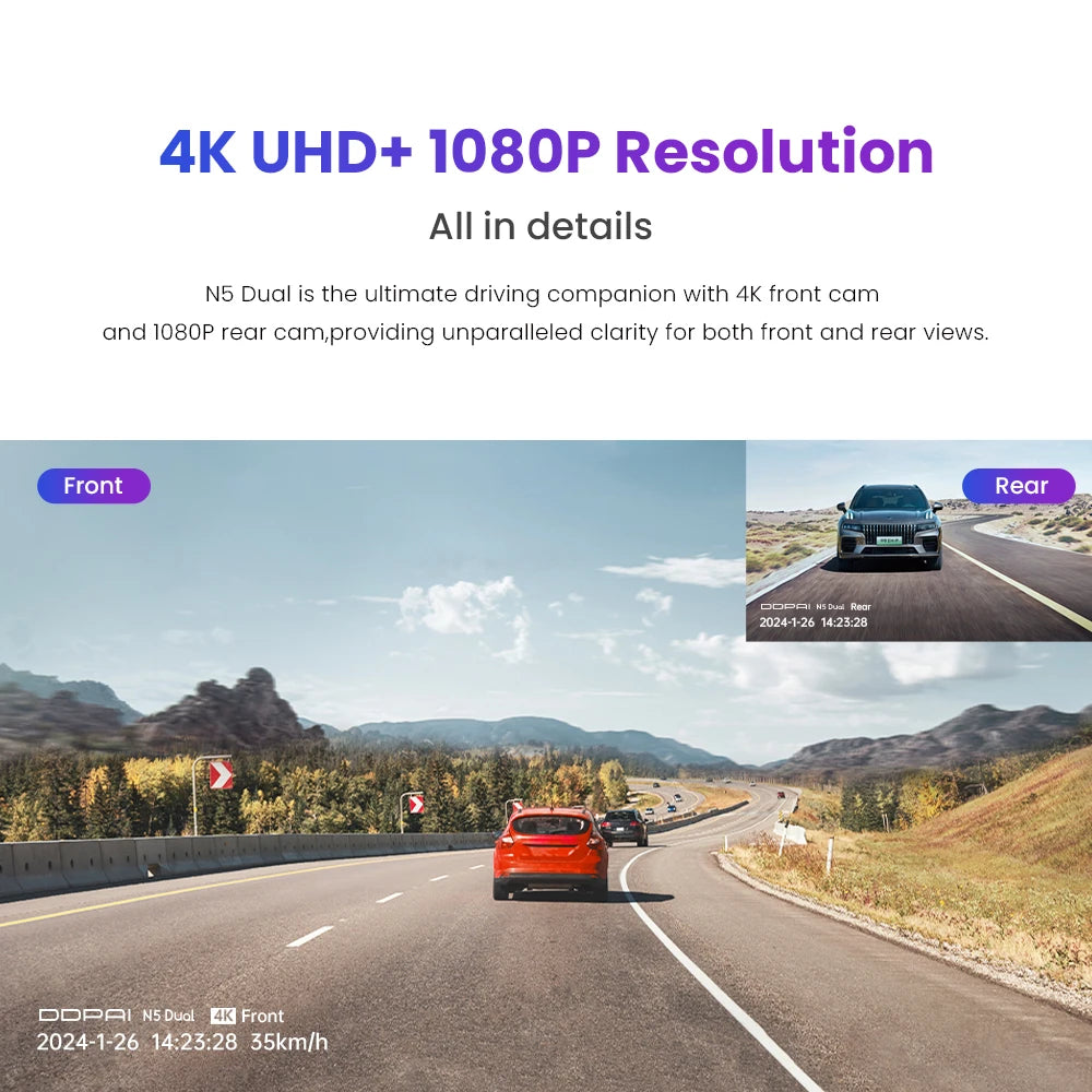 DDPAI Dash Cam N5 Dual