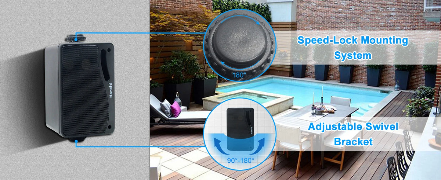 Herdio 3.5'' Passive Outdoor Speakers