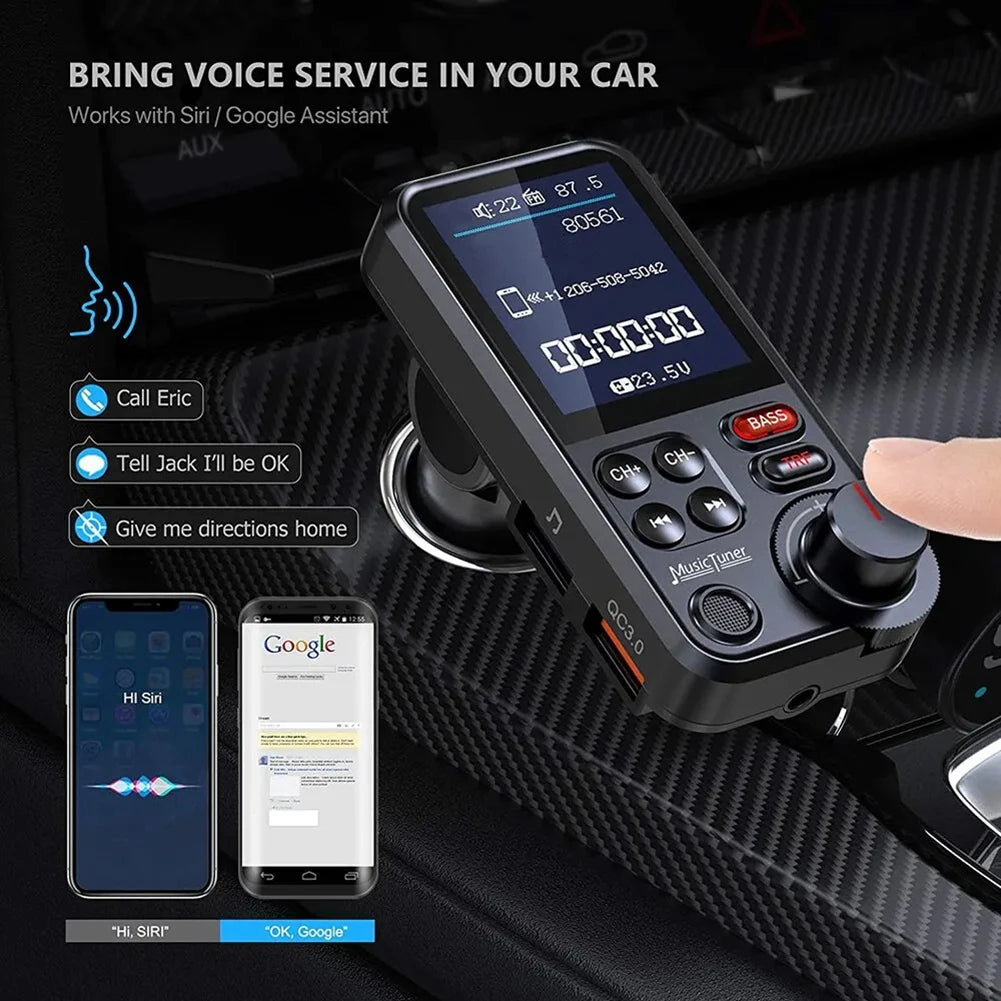 1.8 Inch Bluetooth-Compatible Quick Car Charging Music Player