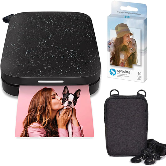 HP Sprocket 2x3" Instant Photo Printer and Zink Paper Bundle