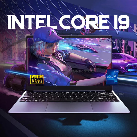 14.1 Inch Windows 11 i9 Gaming Laptop16GB RAM, 1TB or 2TB SSD