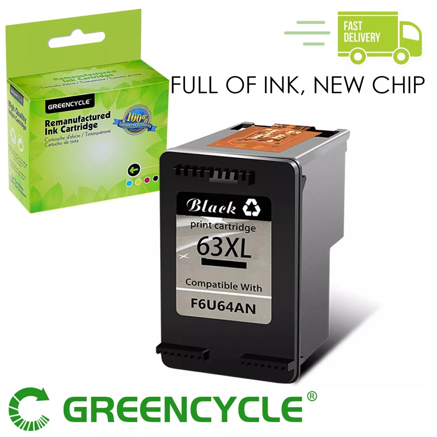 Greencycle Ink Cartridges for HP Printers