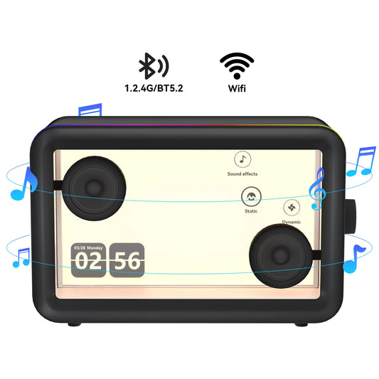 L1 Bluetooth Speaker with Clock and Wallpaper setting