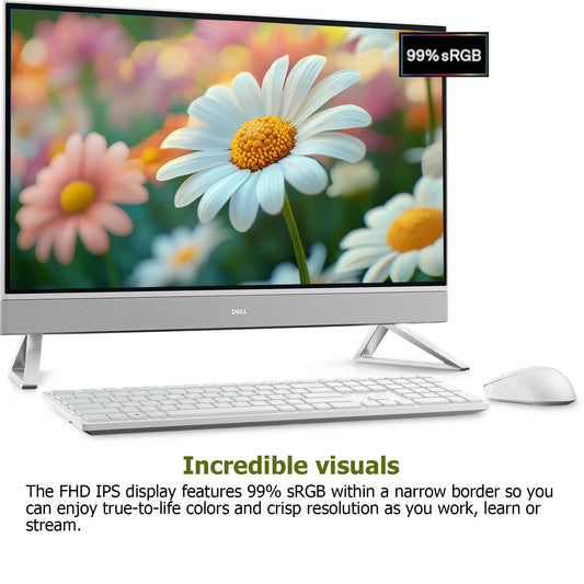 Dell Inspiron 27'' All in One Desktop, Intel Core 7-150U, FHD Touchscreen, Windows11 Pro