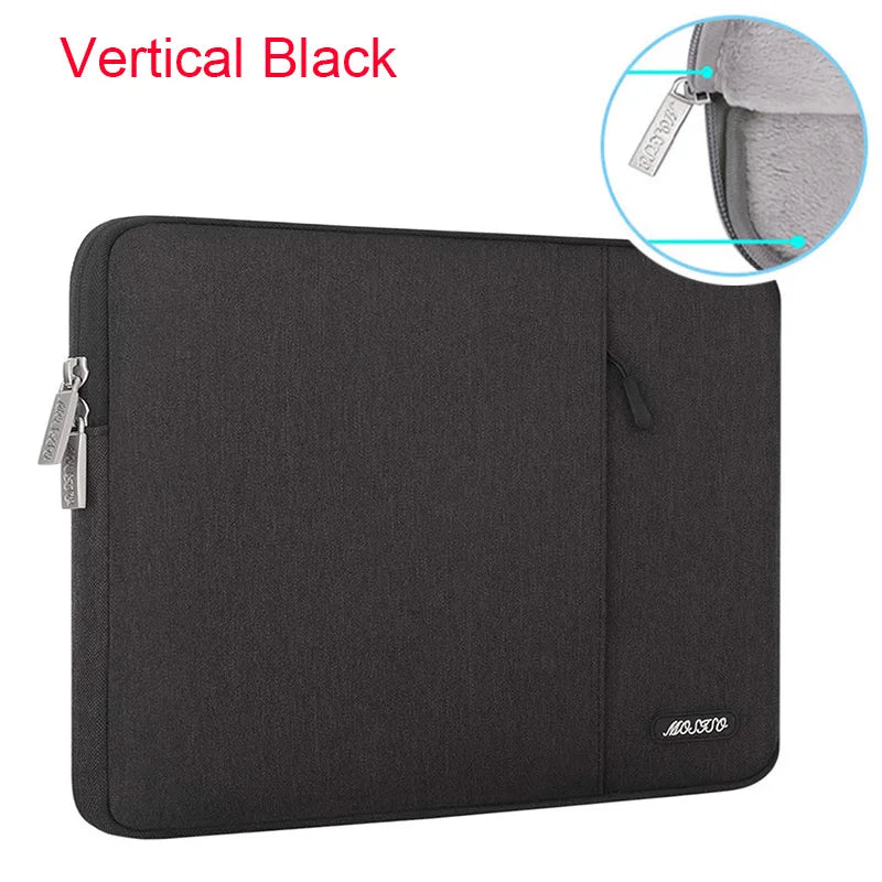 Mosiso Waterproof Laptop Bag Canvas Cover for Men & Women
