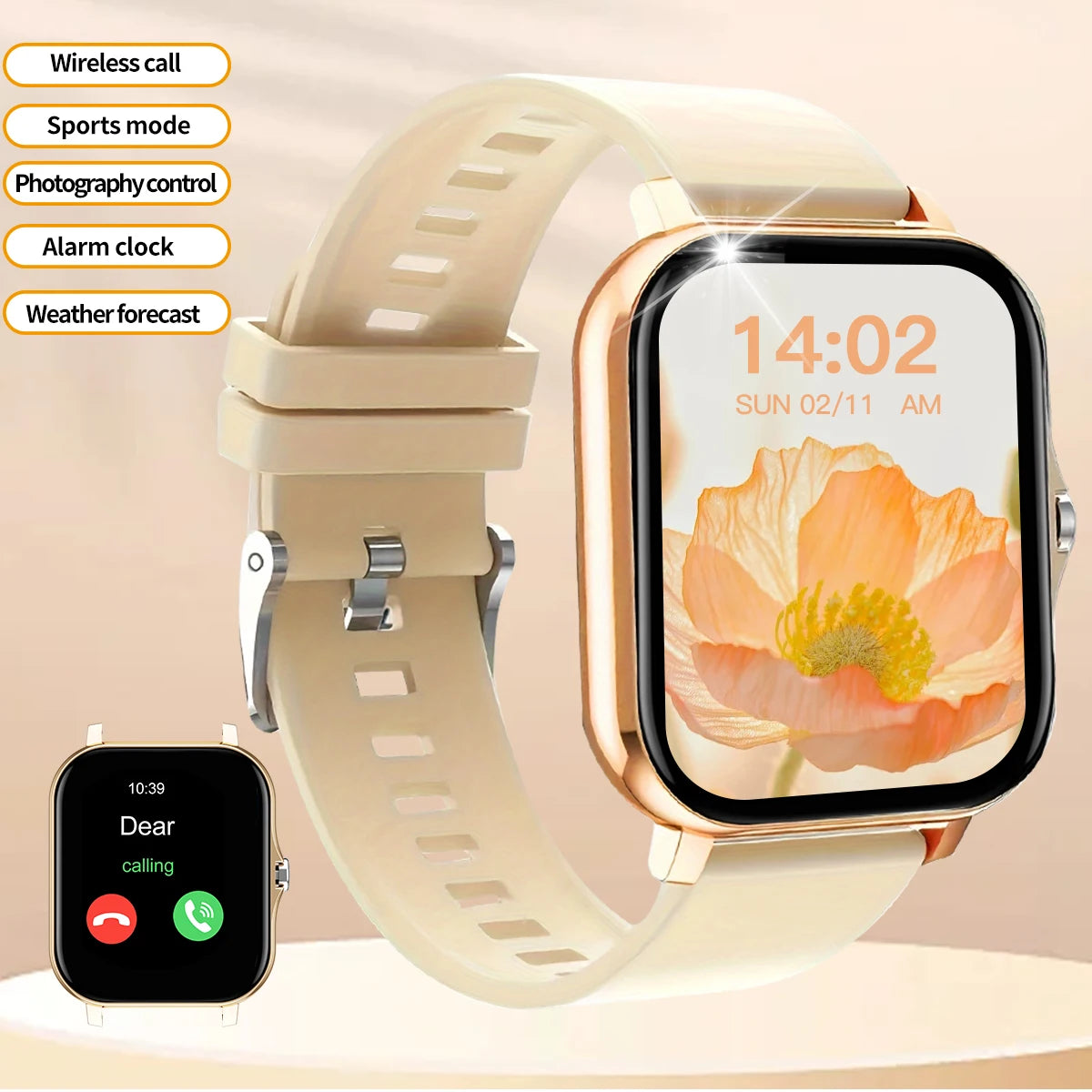 Smart Watch Bluetooth Call with Touch Dial
