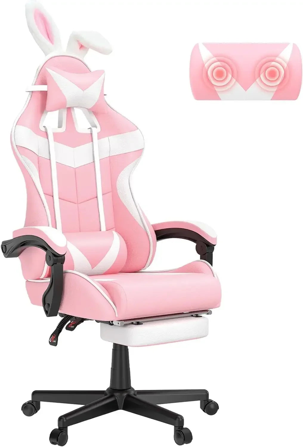 Computer Gaming Chair - with Bunny Pink & other colors