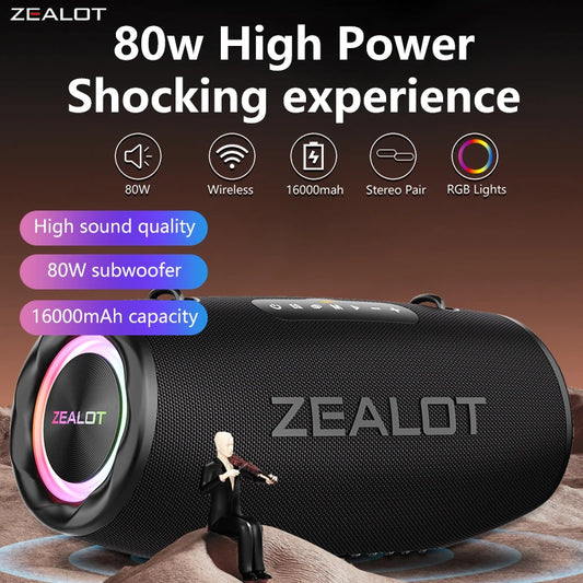 ZEALOT S87 Portable Wireless Bluetooth Speaker