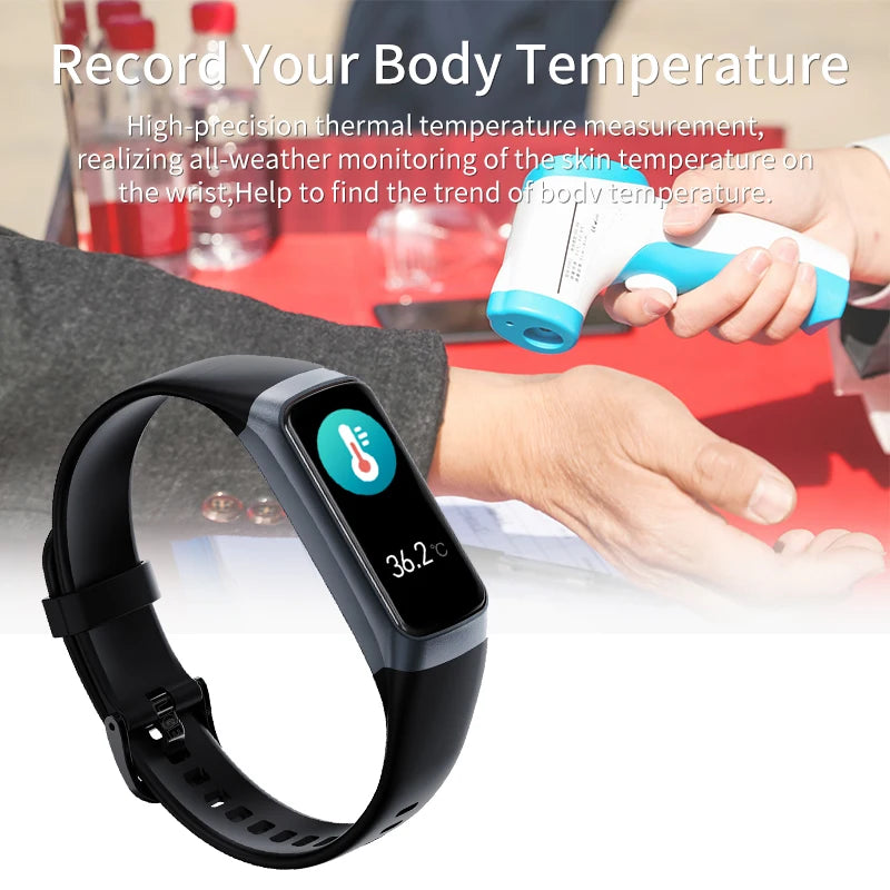 LIGE Amoled Men and Women's Health Tracker Sports Watch