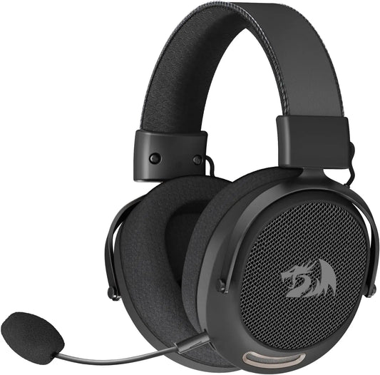 Redragon H858 PC Gaming Headset, 2.4GHz/BT/Wired, Gray