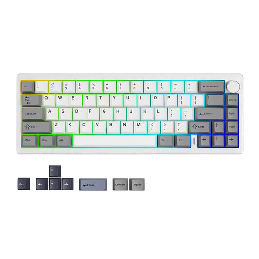 YUNZII AL68 Silver Wireless Mechanical Keyboard