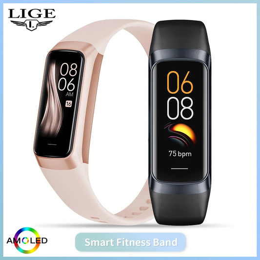 LIGE Amoled Men and Women's Health Tracker Sports Watch