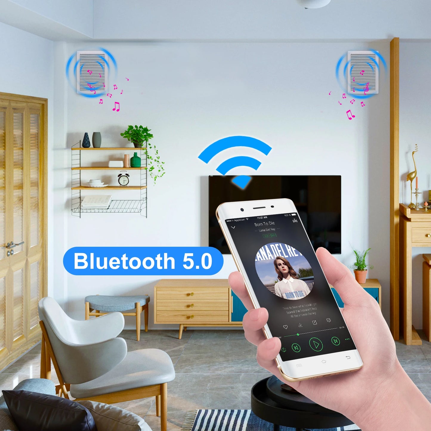 5.25 Inch Bluetooth Speaker for Home Theater