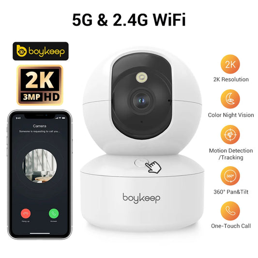 BoyKeep Indoor Home Security, Baby Monitor Camera