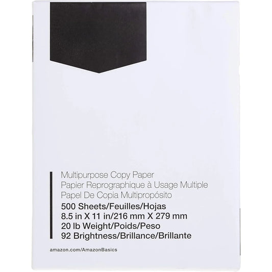 Multi-Purpose Copy Printer Paper, 8.5 x 11 in