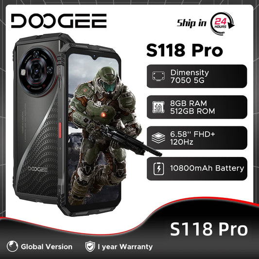 Global Version DOOGEE S118 Pro 5G Rugged Phone