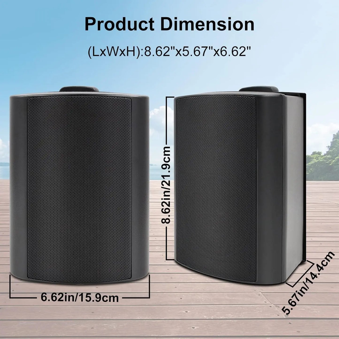 Herdio Passive All Weather Outdoor Speakers