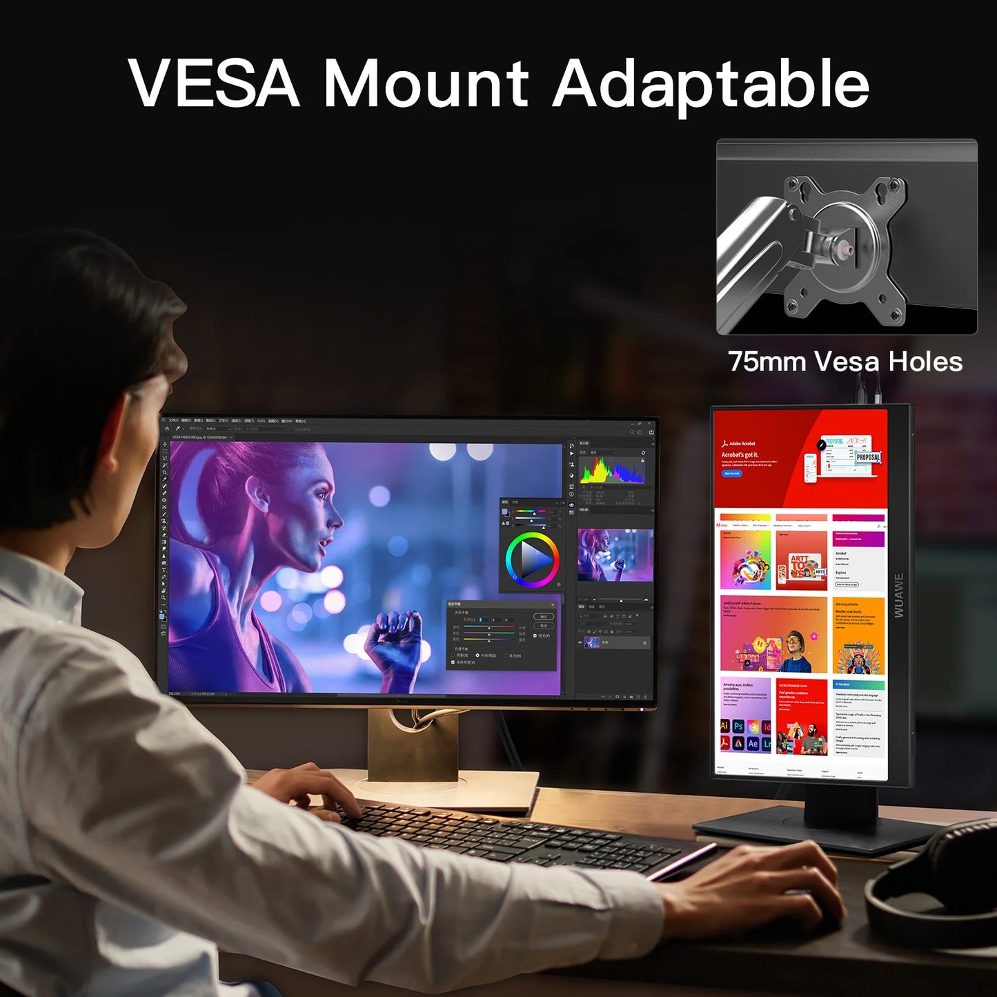 15.6 inch Portable Monitor for Laptop, 1080P