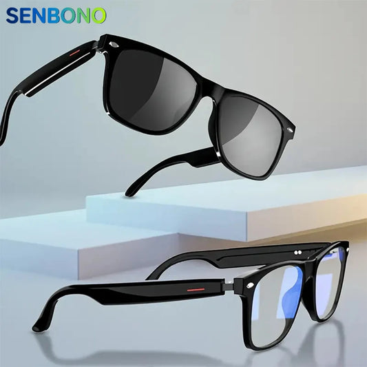 SENBONO Smart Glasses with Music & Hands-Free Calling