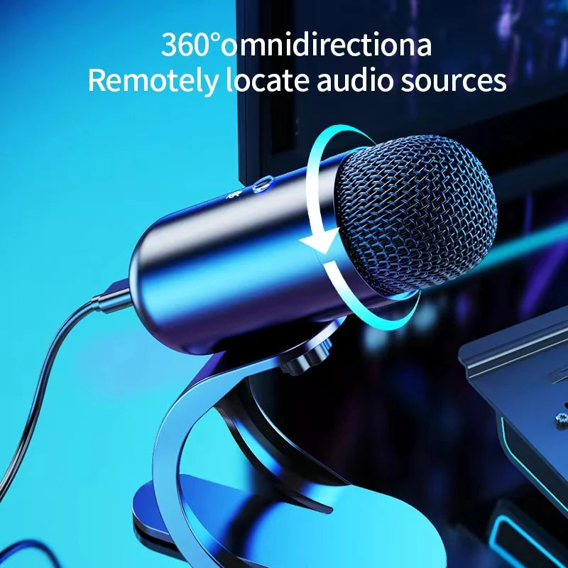 Professional Wired Condenser conference or gaming Microphone