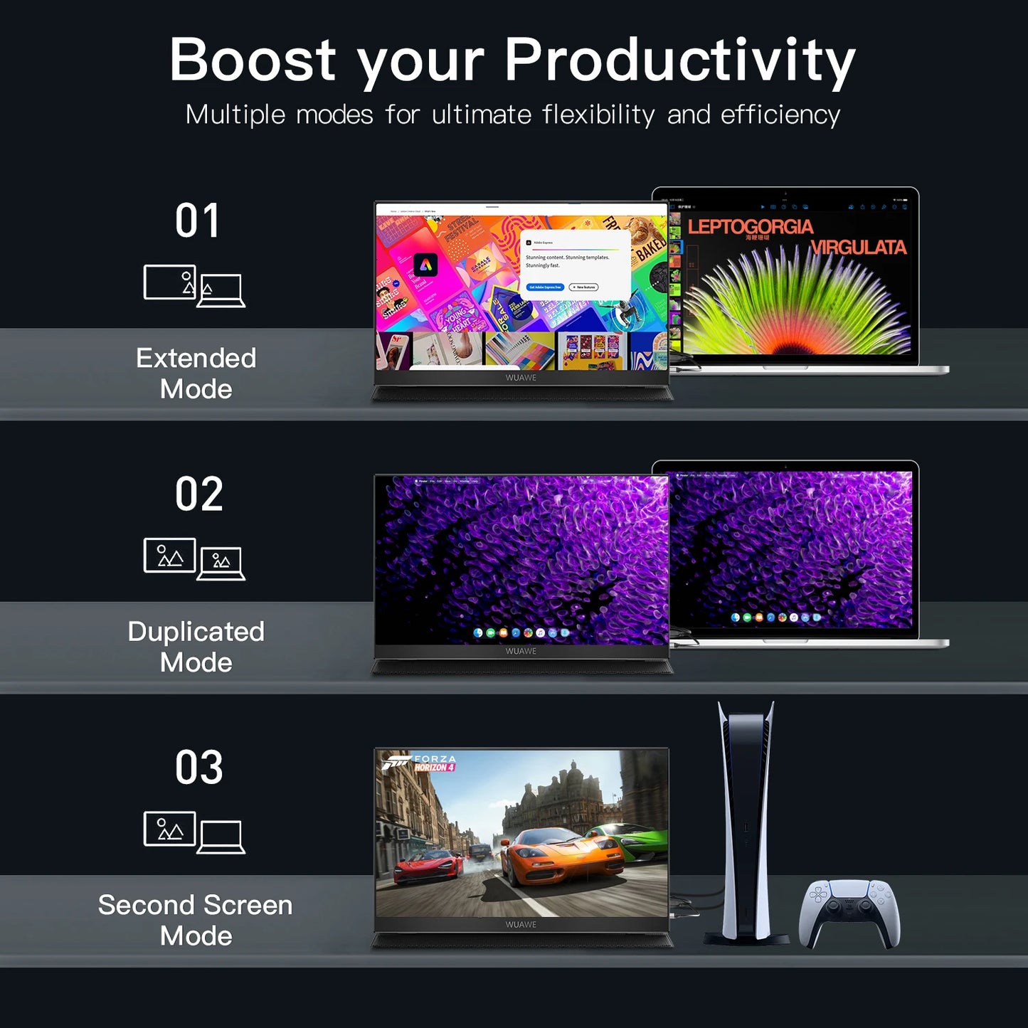 15.6 inch Portable Monitor for Laptop, 1080P