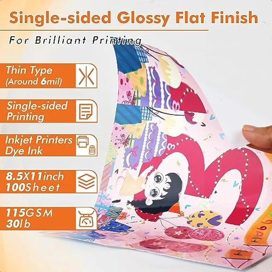 Koala Glossy Thin Inkjet Paper 8.5x11 Inches