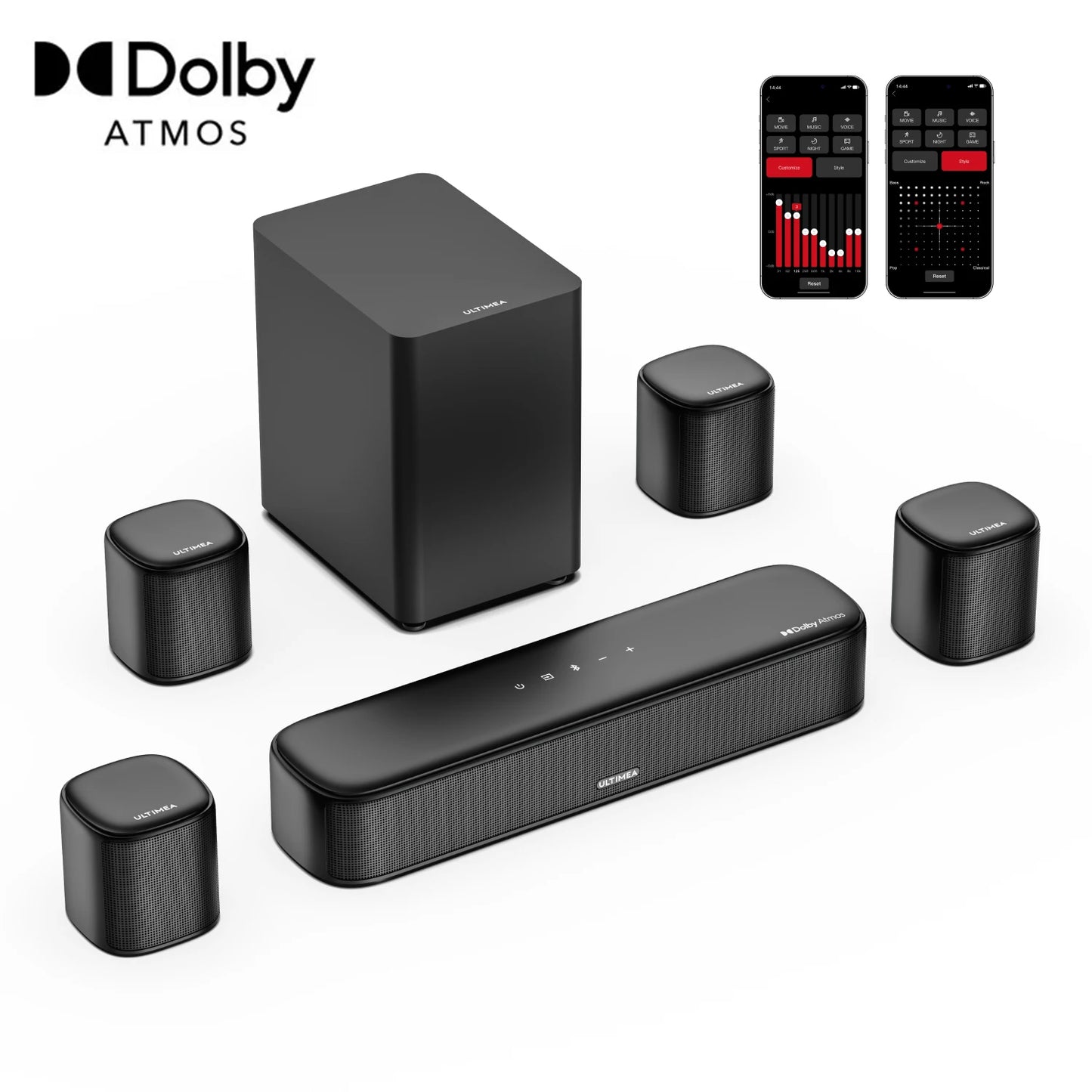 ULTIMEA 350W 7.1 Home Theater Surround System