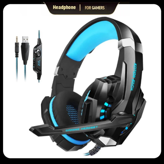 Adjustable Wired Headset Gaming Headphone