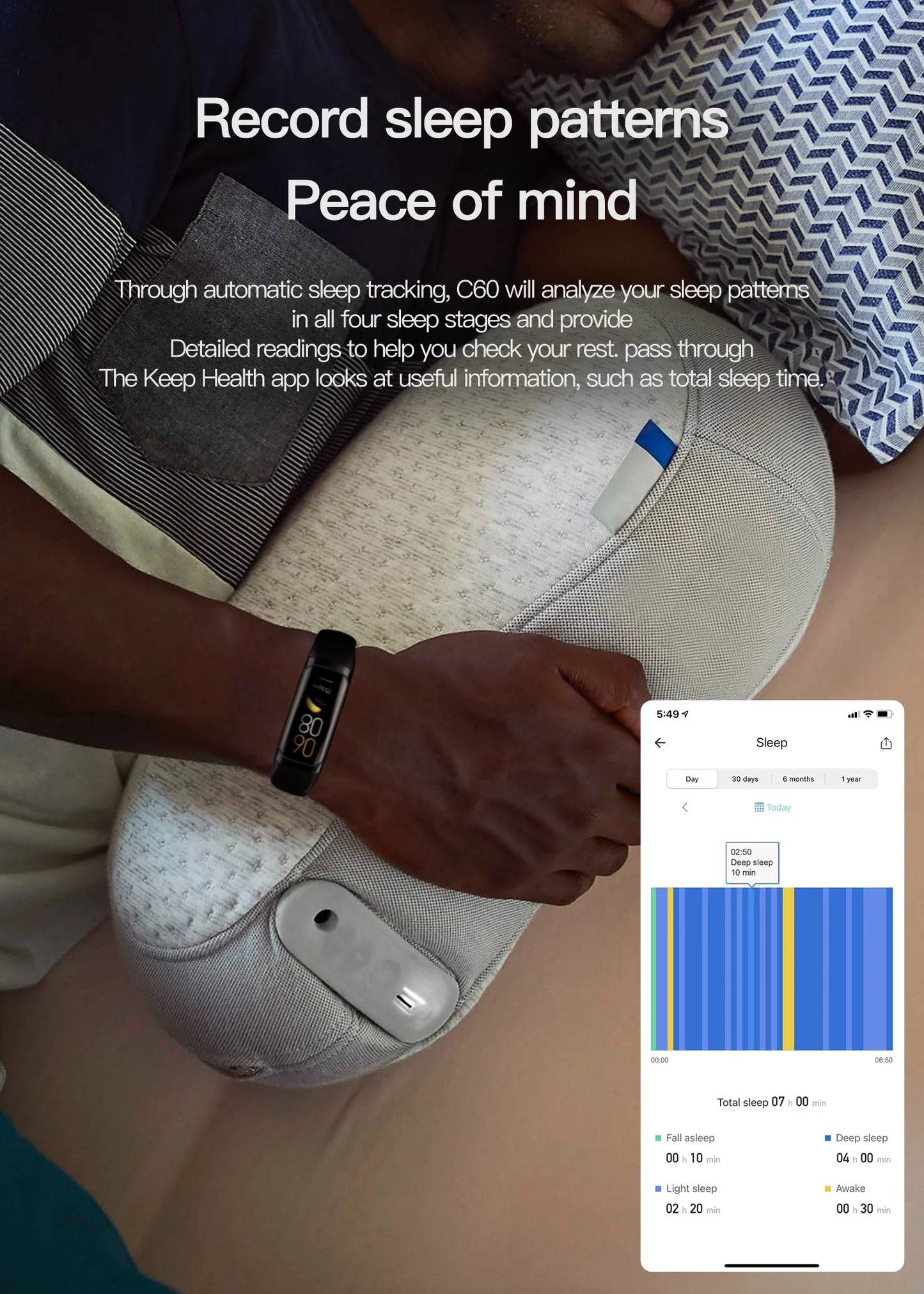 LIGE Amoled Men and Women's Health Tracker Sports Watch