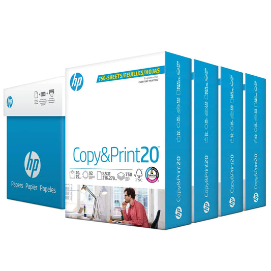HP Printer Paper, Copy & Print 8.5x11 3000 Sheets