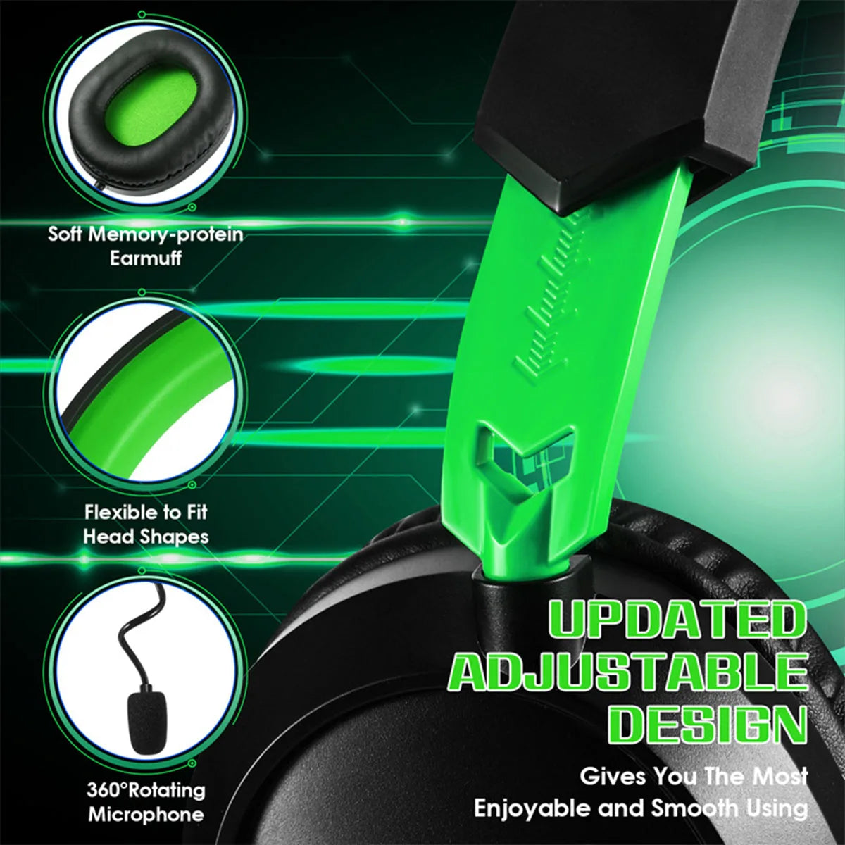 G3100 3.5mm Wired Gaming Headset for Multiplatform
